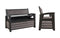 Keter Hudson Storage Bench - Brown Espresso