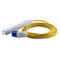 16A 230V Yellow Male to 4 Gang Hook Up Extension Cable Lead - 10m
