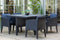 Keter Columbia 5 Piece Dining Set - Anthracite