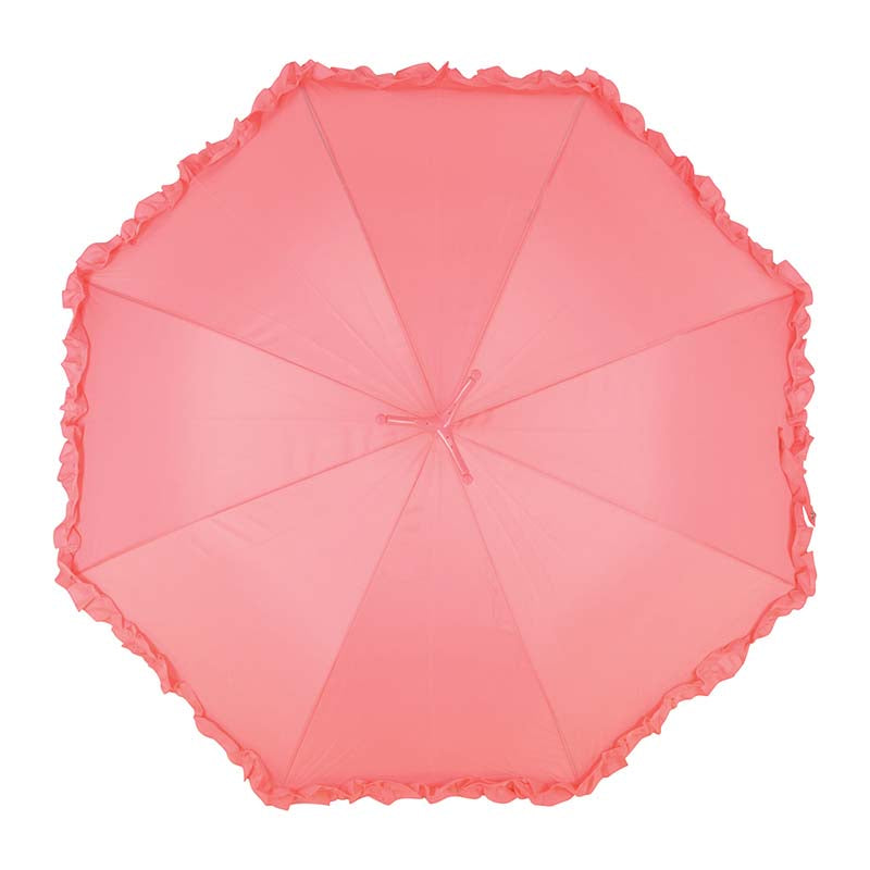 Esschert Standing Flamingo Umbrella With Ruffles